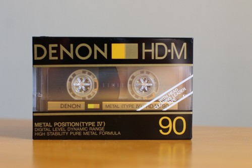 Cassetta denon nuova - hd-m, e