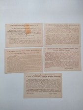 WW1 CINQUE CARTOLINE REGIA