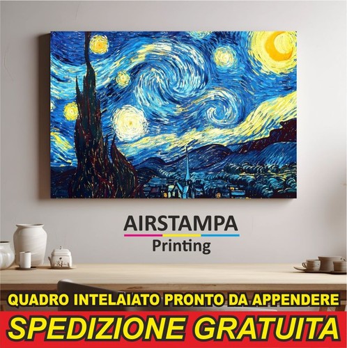 Quadro moderno van gogh - quadro, notte