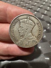 2 Shillings 1935 Southern Rhodesia George V Silver Argento