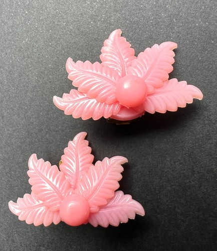 Graziosi orecchini rosa larghi