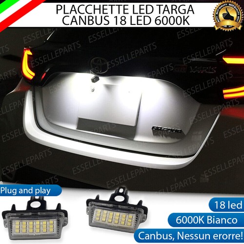 Placchette led luci targa - led,