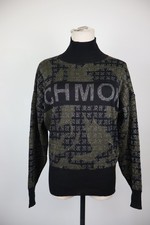 JOHN RICHMOND MAGLIONE LANA WOOL DONNA Tg. M WOMAN CASUAL SWEATER VINTAGE LOGO