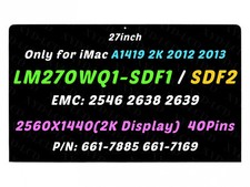 Gruppo schermo display LCD 27"