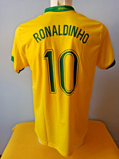 Shirt Brasile Nike N.10 Ronaldinho Maglia home Camiseta World Cup 2006 Maillot