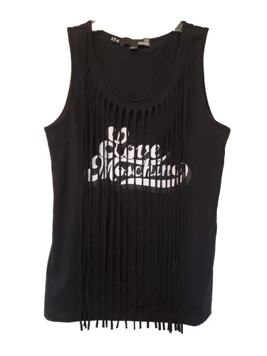 Canotta love moschino nera - canotta,