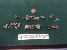MERCATOR 1:200 WEHRMACHT  LOTTO 6 CANNONI + 1 LANCIARAZZI METALGUSS GERMANY WWII