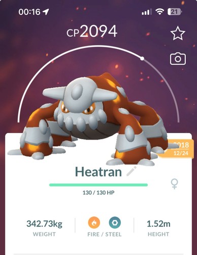Heatran 2018 2019 pokemon - 2018,