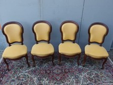 N.4 SEDIE-POLTRONCINE STILE LUIGI FILIPPO EPOCA 800