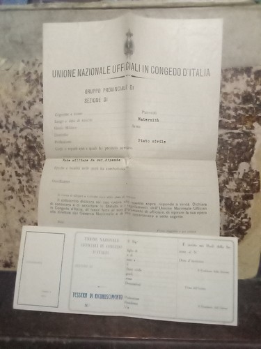 Tessera più opuscolo - più, da