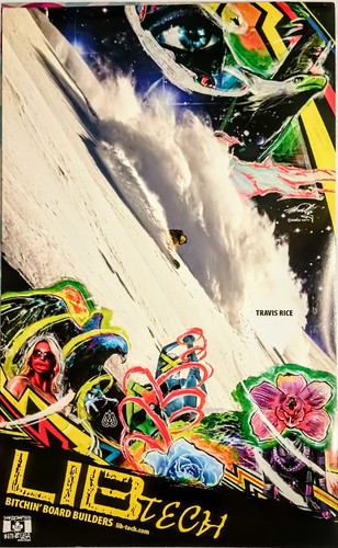 Poster snowboard travis rice - snowboard,