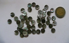 45 BOTTONI SOLE DIAM 10 MM LINEATO 16 GRIGIO VERA MADREPERLA X CAMICETTA CAMICIA