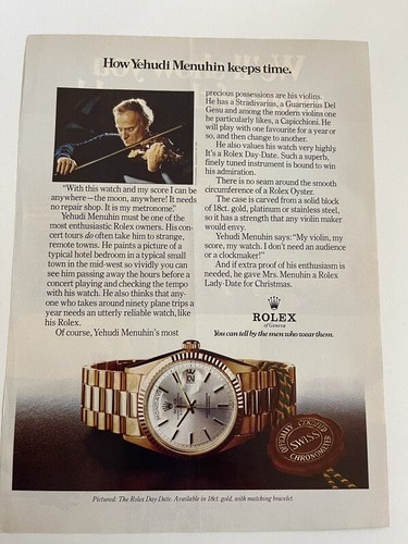 Pubblicità rolex day date - pubblicità,