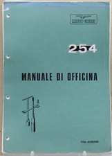 manuale officina moto guzzi 254 bicilindrico moto d'epoca