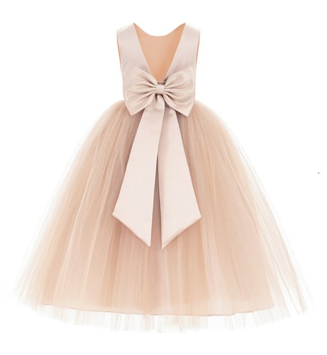 Abito bambina fiori raso - , con