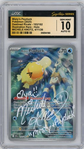 Cgc gem mint auto - mint, 10