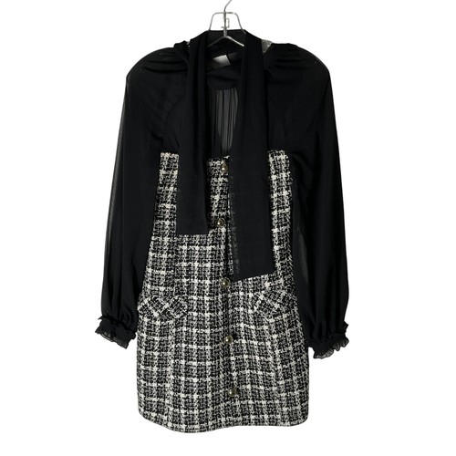 Abito zara piccolo nero bianco - abito,