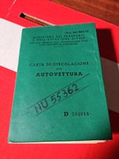 Lancia 2000 Iniezione Carta Di