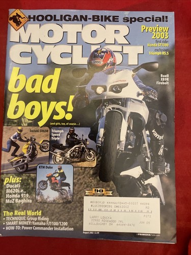 August 2002 motor cyclist - august,