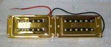 Gretsch® Set Humbucker Ponte e Collo Oro ~ Anelli e Anelli di Montaggio Inclusi ~ Nuovo