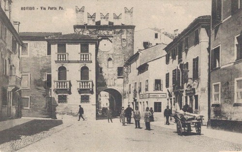 Rovigo via porta carretto - rovigo, po