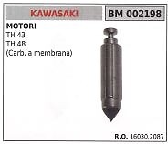Spillo carburatore a membrana KAWASAKI TH 43 TH 48 decespugliatore 16030.2087