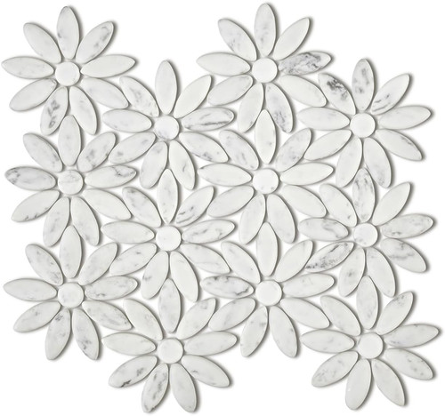 Elegant marble mosaic tiles - marble,