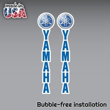 2x ADESIVO DECALCOMANIA YAMAHA