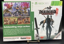 Ninja Gaiden ll Xbox 360 GameStop esposizione promozionale solo opera d'arte negozio