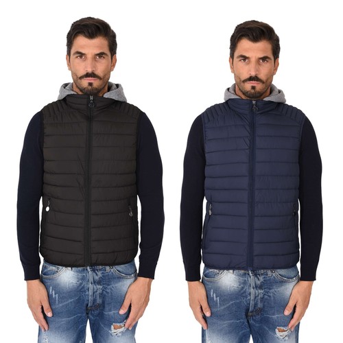 Smanicato uomo con cappuccio - con,