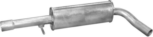 Silber mittelschalldämpfer - silber,