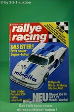 Rally racing fiat - rally, 1/9