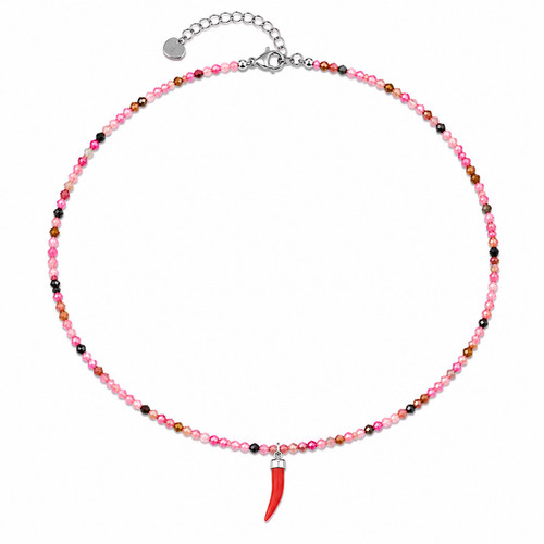 Collana con cristalli - collana,