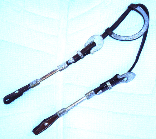 Circle ear show headstall - 1-ear,
