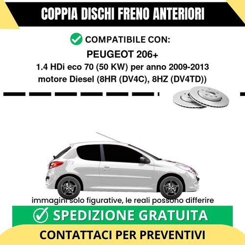 Coppia dischi freno anteriori - dischi,