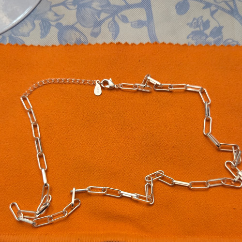 Collana fermacarte argento