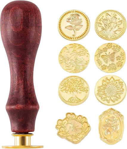Set timbro ceralacca con - timbro,