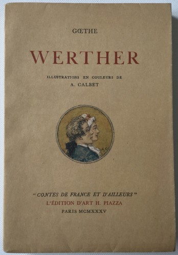 Goethe werther illustré par - goethe,