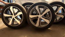 SET 4 RUOTE COMPLETE CERCHI IN LEGA 17" ORIGINALE PEUGEOT + GOMMA MICHELIN 
