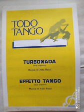 ALDO ROSSI "TURBONADA" - "EFFETTO TANGO" - 1985 - EDIZIONI SEDIMUS - MILANO