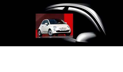 Deflettori auto per fiat - auto, 500