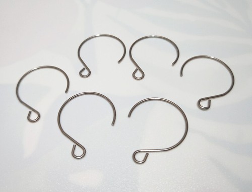 10pz base orecchini - in, acciaio