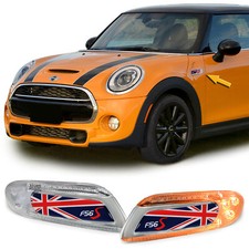 Frecce laterali a LED bandiera Union Jack rosso blu per Mini Cooper F55 F56 F57