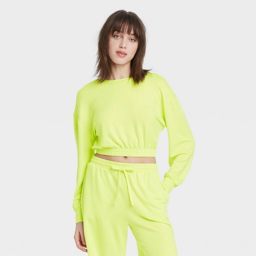 Felpa donna cropped lounge - ,