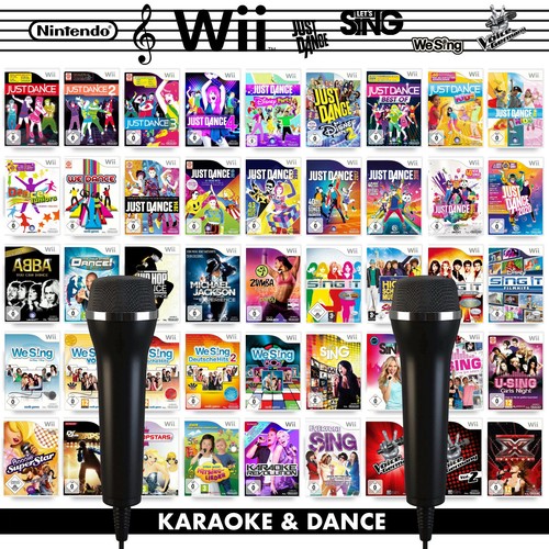 Nintendo wii karaoke dance - nintendo,