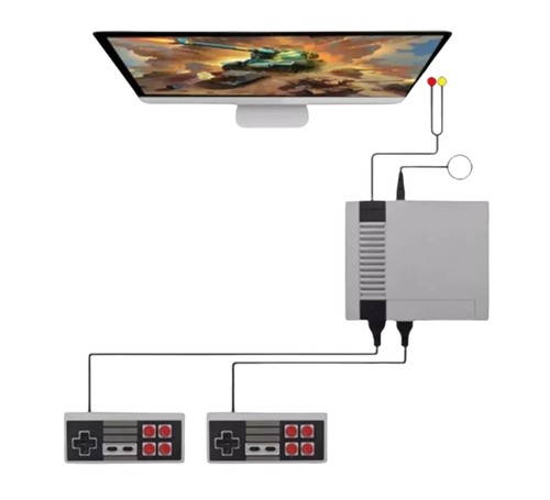 Mini console game - console, box