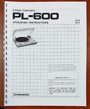 Pioneer PL-600 Giradischi