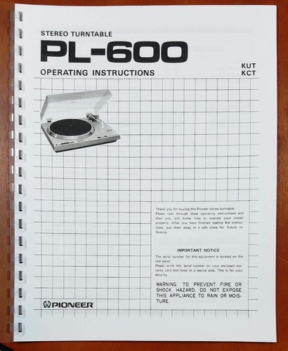 Pioneer 600 giradischi - pl-600,