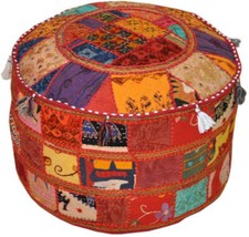 Pouf ottomano etnico indiano