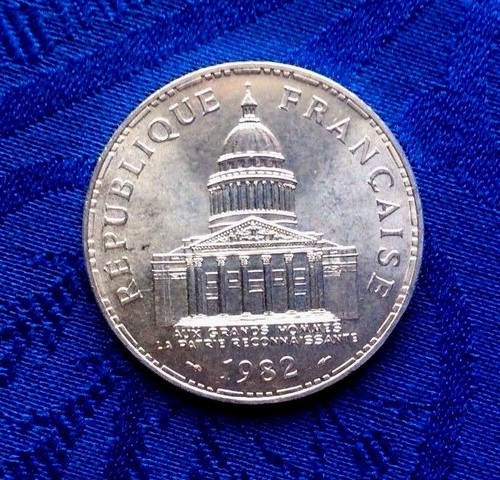 Monnaie 100f pantheon 1982 - monnaie,